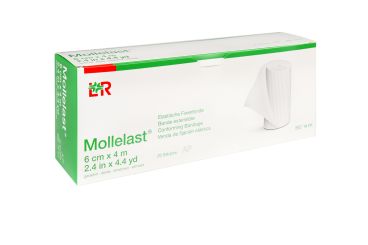 Mollelast Binden 4 cmx4 m weiß 