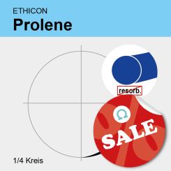 Prolene blau monof. USP 7/0 45cm, P6 
