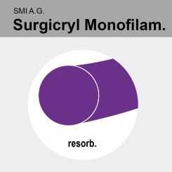 Surgicryl Monofilament PDO viol. USP 3/0 2,5m 