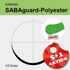 SABAguard grün gefl. USP 3/0 75cm, HR22 