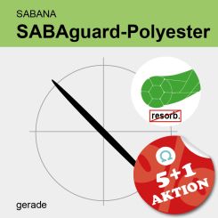 SABAguard grün gefl. USP 4/0 45cm, GR19 