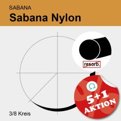 SABANA Nylon schwarz monof. USP 4/0 45cm, DS19 Präz.spitze 