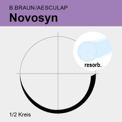 Novosyn ungef. gefl. USP 1 70cm, HRT40s 