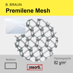 Premilene Mesh 5 x 10 cm 