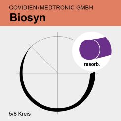 Biosyn viol. monof. USP 3/0 75cm, 2xGU-46 