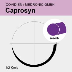 Caprosyn viol. monof. USP 0 75cm, GS-21 