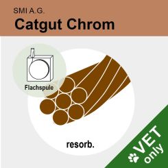 Catgut chrom USP 5/0 100m, Spule 