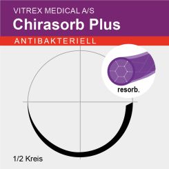 Chirasorb Plus viol. braid. USP 1 90cm, HR35 