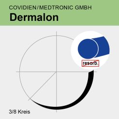 Dermalon blau monof. USP 2/0 45cm, C-13 