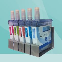 Flachspulenhalter aus rostfreiem Stahl für 4 Spulen 