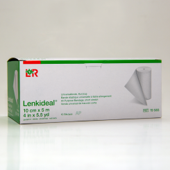 Lenkideal Idealb.10 cmx5 m weiß o.Verbandkl.lose 