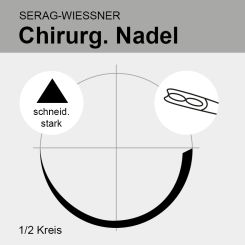 Federöhrnadel  steril HSX-34             4D 