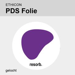 PDS FOLIE GELOCHT 0,15X40X30MM, 
