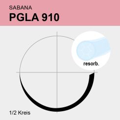 SABANA PGLA 910 ungef. gefl. USP 4/0 70cm, HR17 