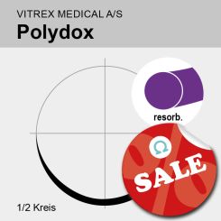 Polydox viol. monof. USP 2/0 75cm, HRT26 