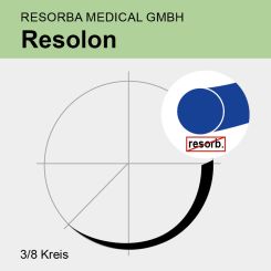 Resolon blau monof. USP 6/0 45cm, DSM16 