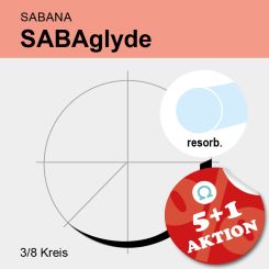 SABAglyde ungef. monof. USP 4/0 45cm, DS13 Truprime 