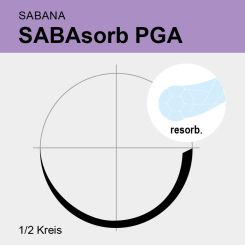 SABAsorb ungef. gefl. USP 0 75cm, HR26 