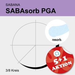 SABAsorb ungef. gefl. USP 3/0 75cm, DS26 