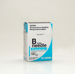Seirin 'B' 0,20 x 15 mm, Nr. 3, Akupunkturnadeln blau 