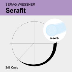 Serafit ungef. gefl. USP 2/0 45cm, DSS24 