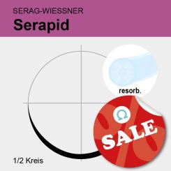 Serapid ungef. gefl. USP 6/0 45cm, HR12 