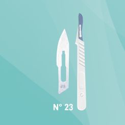 Einmalskalpelle steril - Figur 23 