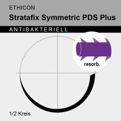 Stratafix Symmetric PDS Plus gef. monof. USP 0 30cm, CT1 