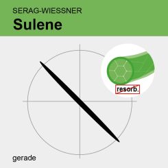 Sulene grün gefl. USP 3/0 50cm, GR20 