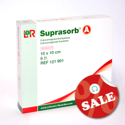 SUPRASORB A Calciumalginat Kompr. 10x10 