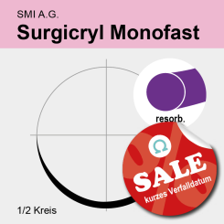 Surgicryl Monofast viol. monof. USP 1 90cm, HRB48 
