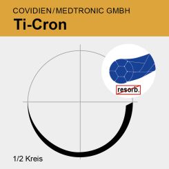 Ti-cron blau gefl. USP 0 5x45cm, GS-21 