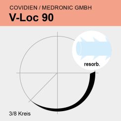 V-Loc 90 ungef. USP 4/0 15cm, P-12 