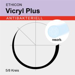 Vicryl Plus ungef. gefl. USP 3/0 70cm, MF 