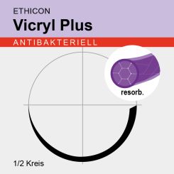 Vicryl Plus viol. gefl. USP 1 5x70cm, MO5 CR 