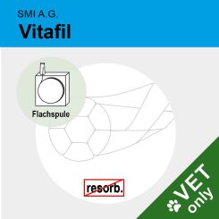 Vitafil Polyester weiß gefl. USP 2/0 100m, Spule 