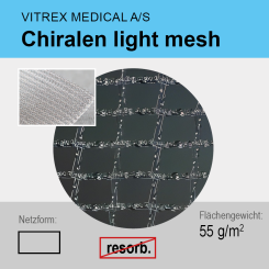Chiralen light mesh 6 cm x 11 cm 