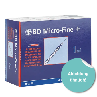 BD Micro-Fine+ Insulinspr.1 ml U40 12,7 mm 