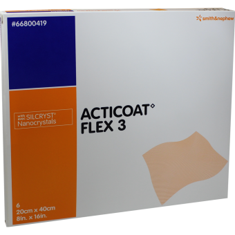 Acticoat Flex 3 20x40 cm Verband 