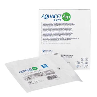 Aquacel Ag+ Extra 10x10 cm Kompressen 