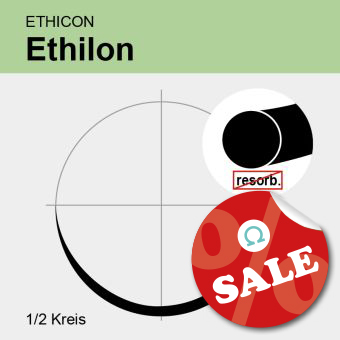 Ethilon schwarz monof. USP 4/0 45cm, J1 