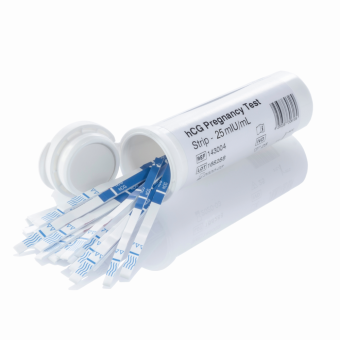 NADAL hCG Test 10 mlU/ml, Urin Teststreifen 50er Packung 