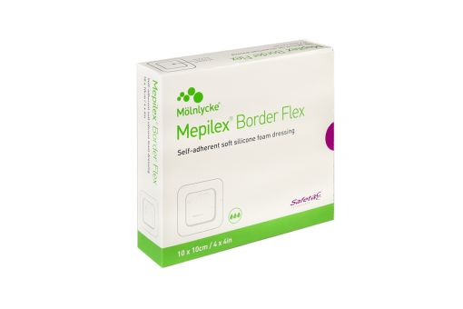 Mepilex Border Flex Schaumverb.haft.10x10 cm 