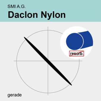 Daclon Nylon blau monof. USP 2/0 75cm, GS60 