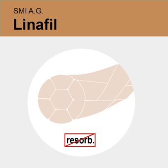 Linafil beige gefl. USP 3+4 50m, Spule 