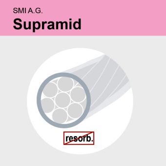 Supramid weiss pseudomonof. USP 2/0 100m, Spule 