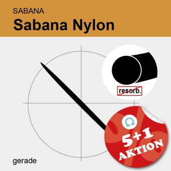 SABANA Nylon schwarz monof. USP 4/0 45cm, GR19 