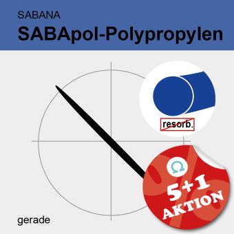 SABApol blau monof. USP 4/0 45cm, GR19 
