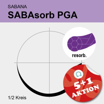SABAsorb viol. gefl. USP 1 90cm, HR36 