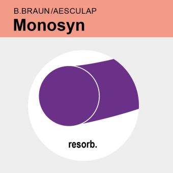 Monosyn viol. monof. USP 1 3x45cm 